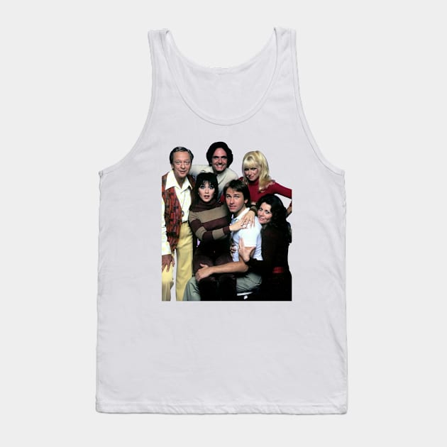 Mom And Dad Character Tank Top by Louie Frye